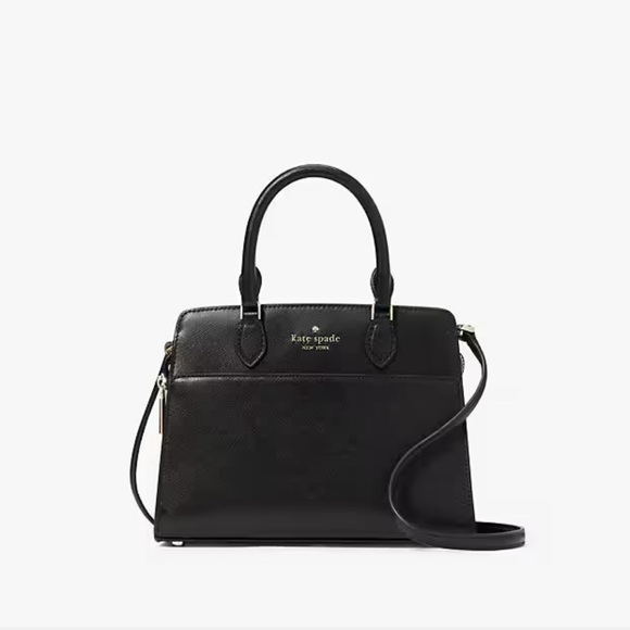 Kate Spade Madison Saffiano Leather Small Satchel
COLOR:
Black 
NWT - Picture 2 of 5
